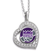 Sacramento Kings Womens Sterling Silver Pendant Necklace