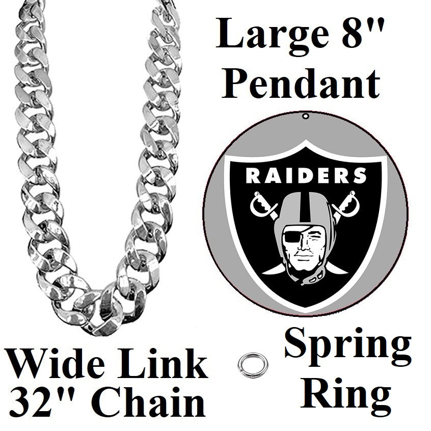 New Big Chain Dallas Cowboys True Blue Large Fan 8 Pendant Necklace Gift  D32