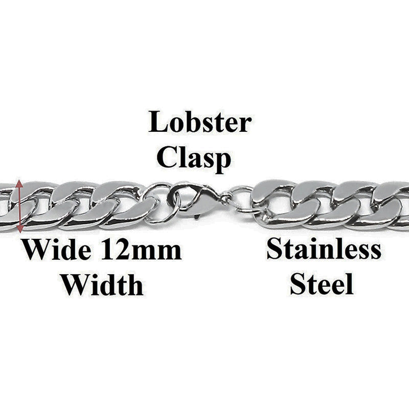 San Francisco SF Giants Mens Stainless Wide Link Chain Bracelet Jewelry Gift D4