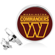 Washington Commanders Silver Pin Lapel Broach Football Team Gift W Gift Pkg D23