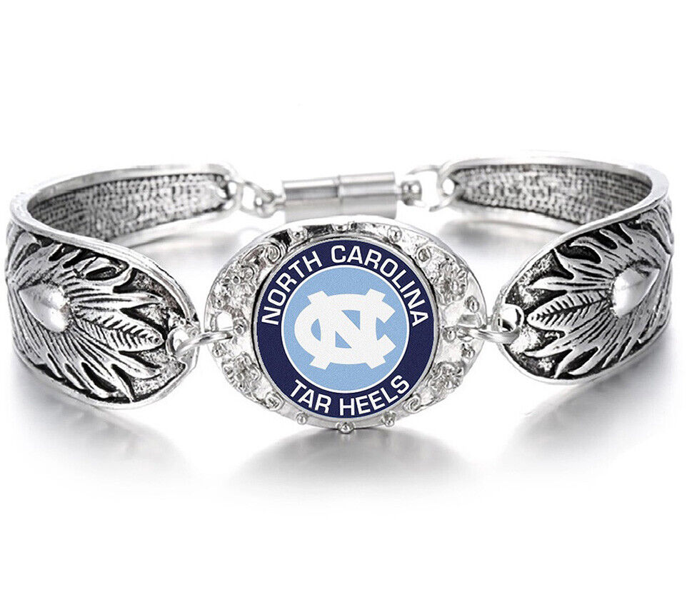 North Carolina Tar Heels Blue Womens Mens Necklace, Bracelet, Ring Jewelry Gift