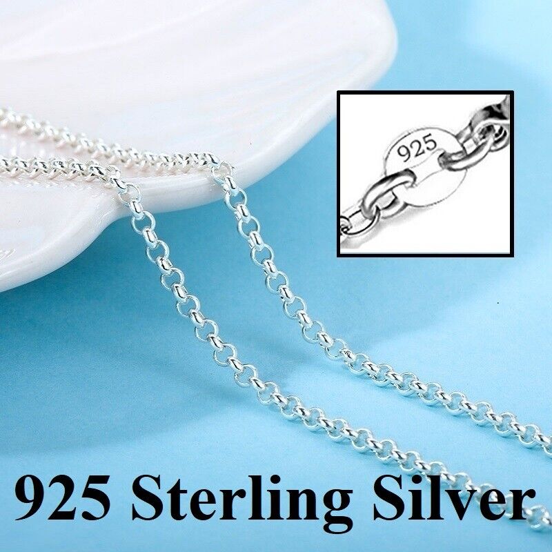 Baltimore Ravens Womens 925 Silver 20" Link Chain Necklace And Photo Locket D16