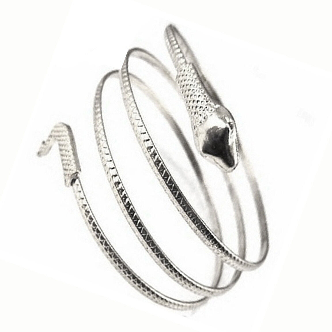 Silver Women's Elegant Snake Wrap Bracelet Bangle Arm Wrap +Gift Pouch D499