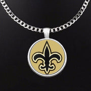 New Orleans Saints Mens Womens 24" Stainless Steel Chain Pendant Necklace D5