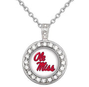 Ole Miss Mississippi University Rebels Womens Sterling Silver Necklace Gift D18