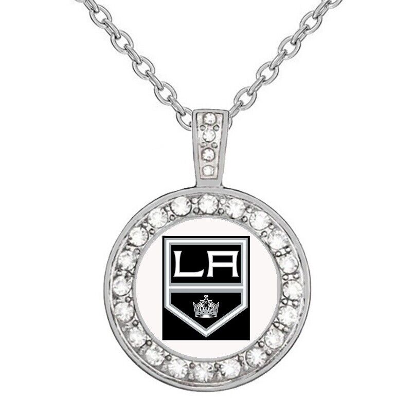 Los Angeles Kings Womens 925 Sterling Silver Necklace With Pendant Gift D18