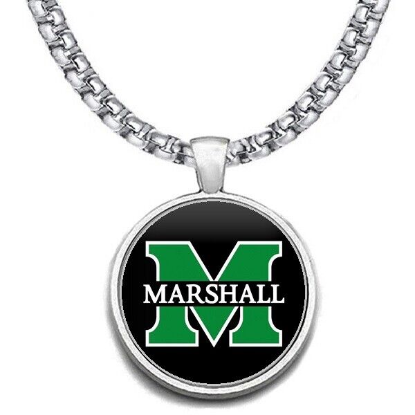 Large Marshall Thundering Herd 24" Chain Pendant Necklace Free Ship' D30