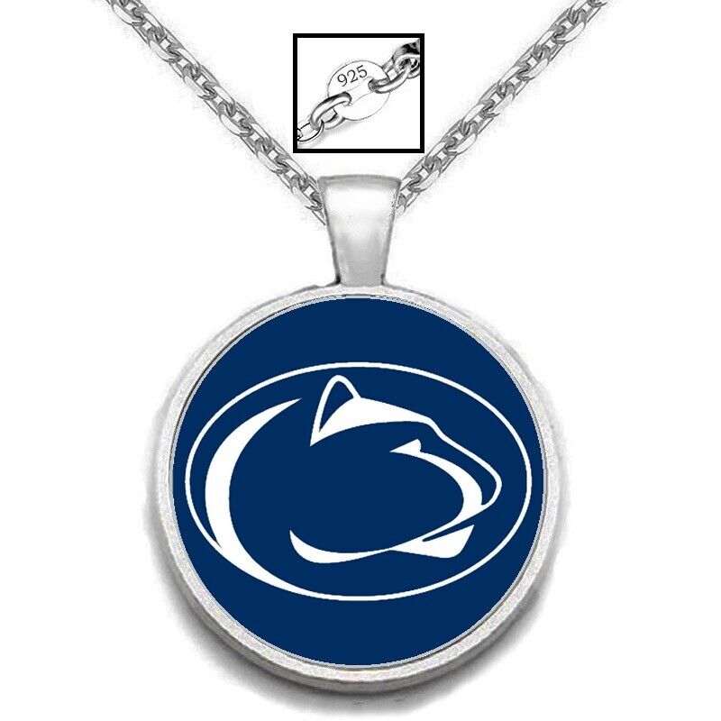 New Penn State Nittany Lions Mens Womens Sterling Chain Necklace With Pendant A1