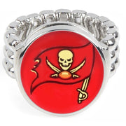 Special Tampa Bay Buccaneers Mens Womens Football Ring Fits All W Gift Pkg D2