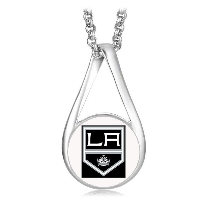 Los Angeles Kings Womens 925 Silver Necklace And Pendant Hockey Gift D28