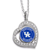 Kentucky Wildcats Womens Sterling Silver Link Chain Necklace With Pendant D19