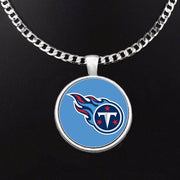 Tennessee Titans Mens Womens 24" Stainless Steel Chain Pendant Necklace D5