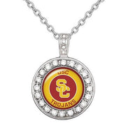 Usc Trojans Womens 925 Sterling Silver Necklace College Football  Gift D18