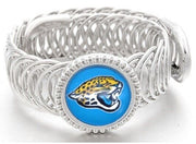 Jacksonville Jaguars Football Sterling Silver Mens Womens Bracelet + Giftp D11