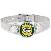 Spec. Green Bay Packers Womens Adjustable Silver Bracelet Jewelry Gift D26