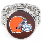 Cleveland Browns Men'S Women'S Ring Fits All Sizes W Gift Pkg Football D2