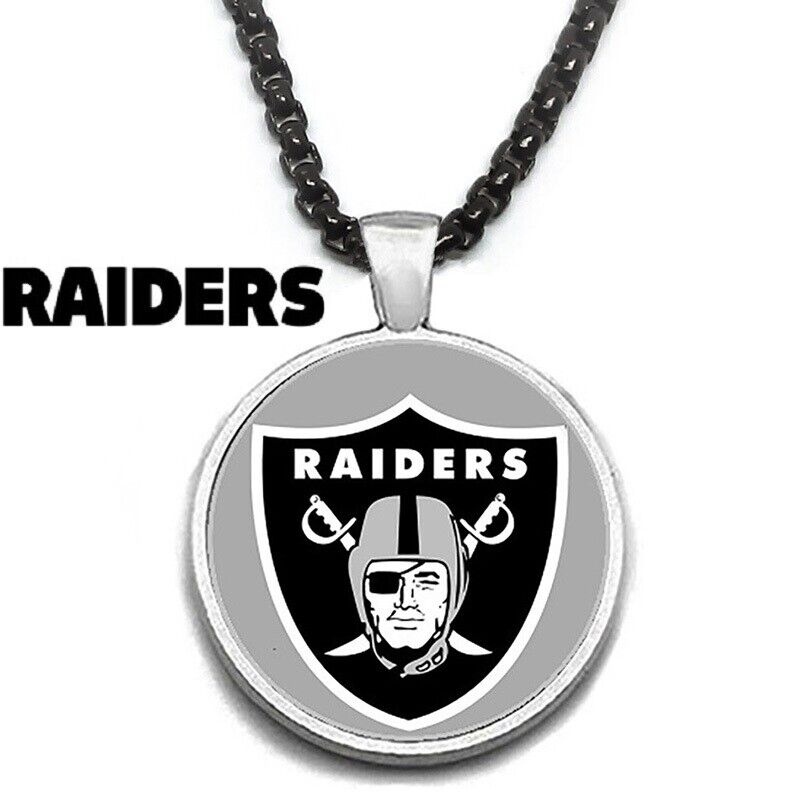 Special Las Vegas Raiders NECKLACE BLACK STAINLESS STEEL CHAIN