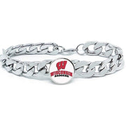 Wisconsin Badgers Mens Womens Link Chain Bracelet Jewelry Gift D4