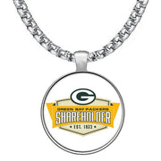 Spec Large Green Bay Packers Shareholder Chain Link Necklace Free Ship' D30