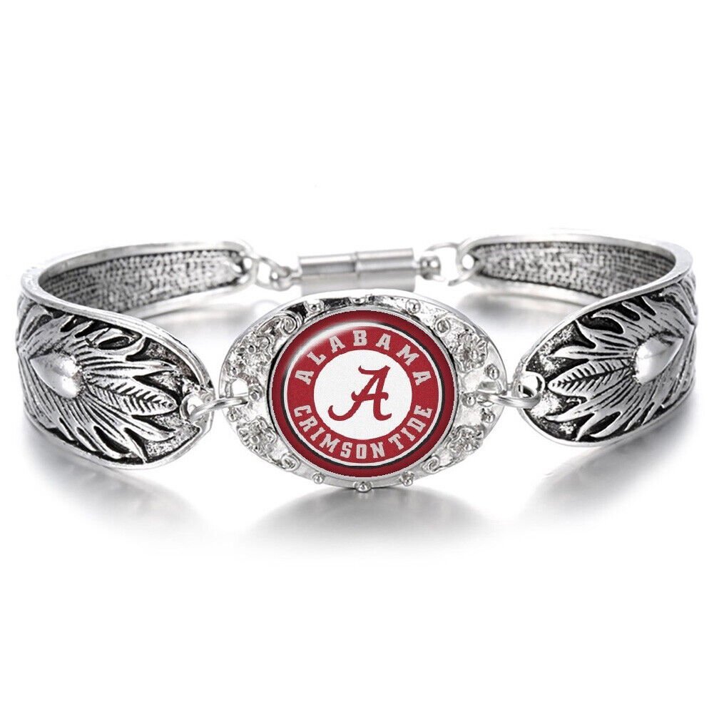 Alabama Crimson Tide Womens Mens Necklace, Bracelet, Ring, Pin Jewelry Gift