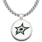 Large Dallas Stars 24" Necklace Stainless Steel Chain Hockey Free Ship' D30