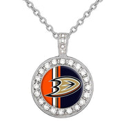 Special Anaheim Ducks Womens 925 Sterling Silver Necklace With Pendant Gift D18