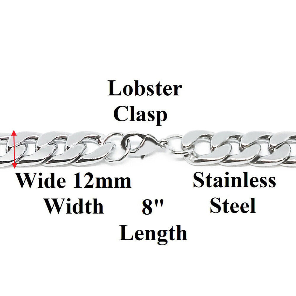 Special Los Angeles Dodgers Silver Mens Curb Link Chain Bracelet Gift D4R