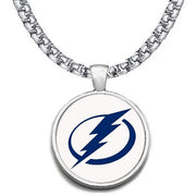 Large Tampa Bay Lightning 24" Necklace Stainless Chain Hockey Free Ship' D30