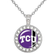 Tcu Horned Frogs Womens Sterling Silver Necklace Jewelry University Giftpkg D18