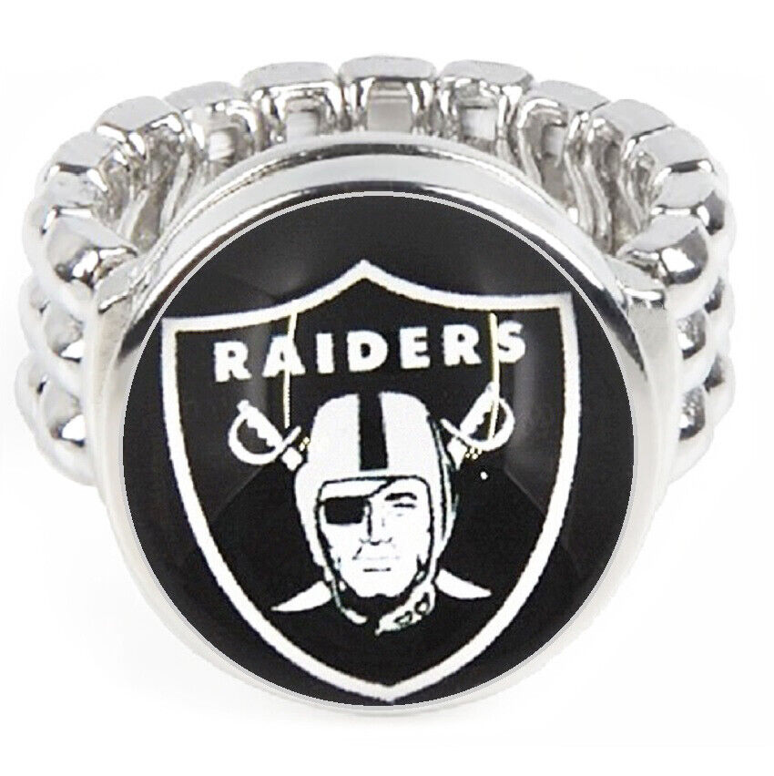 Spec Las Vegas Raiders Gift Set Womens Sterling Silver Necklace And Ring D18D2