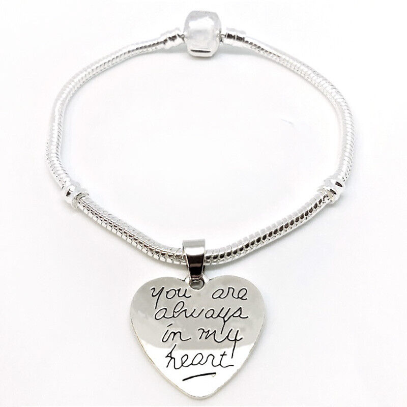 925 Sterling Silver Bracelet Women's Heart & Love Mother's Day Exclusive wGiftPk