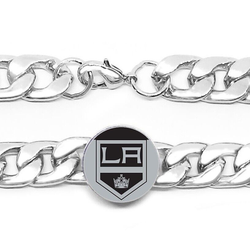 Special Los Angeles Kings Hockey Gift Men'S Women'S Stainless Steel Bracelet D4