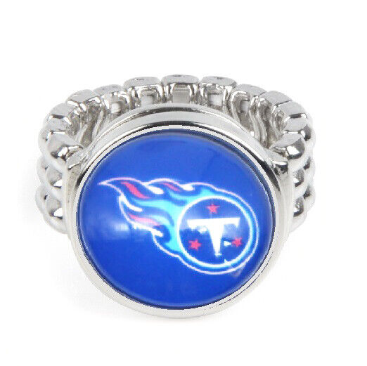 Tennessee Titans Gift Set Womens 925 Sterling Silver Necklace And Ring D18D2