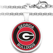 Georgia Bulldogs Mens Womens 925 Sterling Chain Necklace W Gift Pkg A1