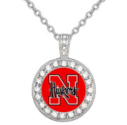 Special Nebraska Huskers Womens Sterling Silver Necklace College Gift D18