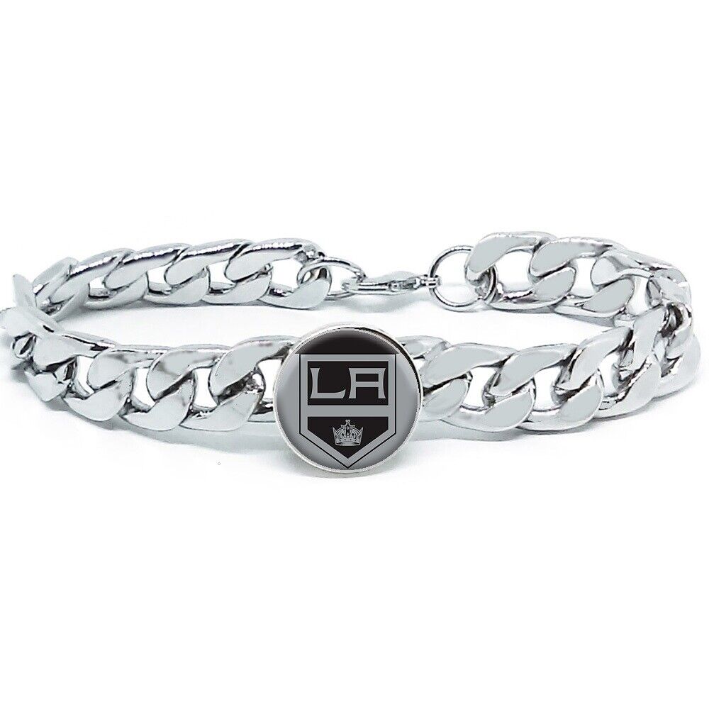 Special Los Angeles Kings Hockey Gift Men'S Women'S Stainless Steel Bracelet D4