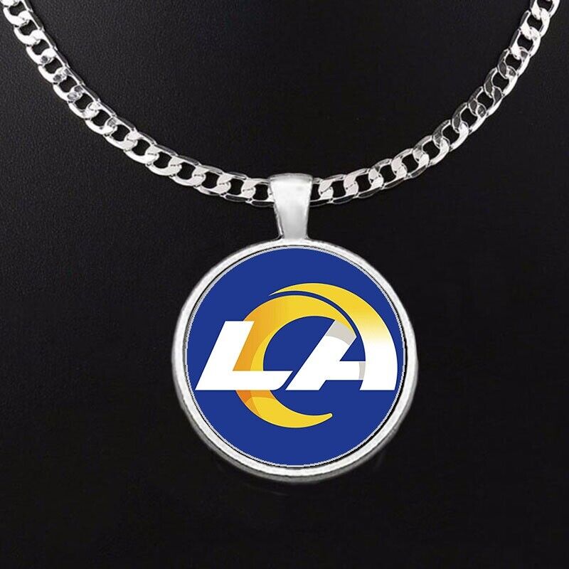 New Los Angeles Rams Mens Womens 24" Stainless Steel Chain Pendant Necklace D5