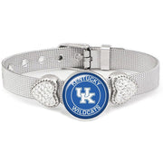 University Of Kentucky Wildcats Womens Silver Bracelet Jewelry Gift D26