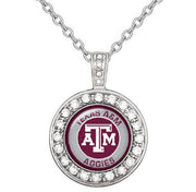 Texas A&M Aggies Womens 925 Sterling Silver Necklace College Football Gift D18