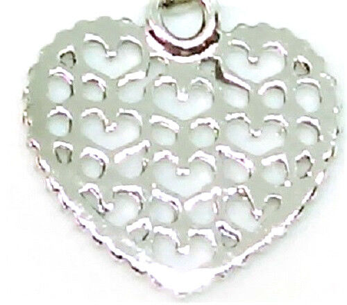 Sterling Silver Bracelet Women's Hearts In A Heart Love Chain +Free Gift Pkg