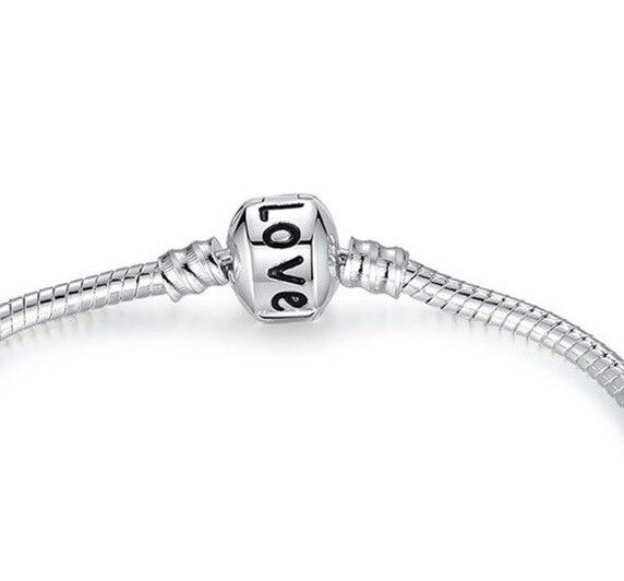 Baltimore Ravens Womens Sterling Silver Snake Link Bracelet Football Gift D13