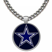 Large Dallas Cowboys Necklace Stainless Steel Chain Nfl Football Free Ship' D5