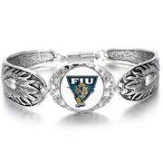 Fiu Panthers Womens Sterling Silver Bracelet Jewelry Gift D3