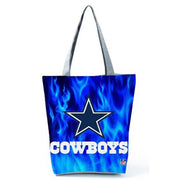 Large Dallas Cowboys Beach Tote Purse Carry All Bag W Cell Phone Compartment