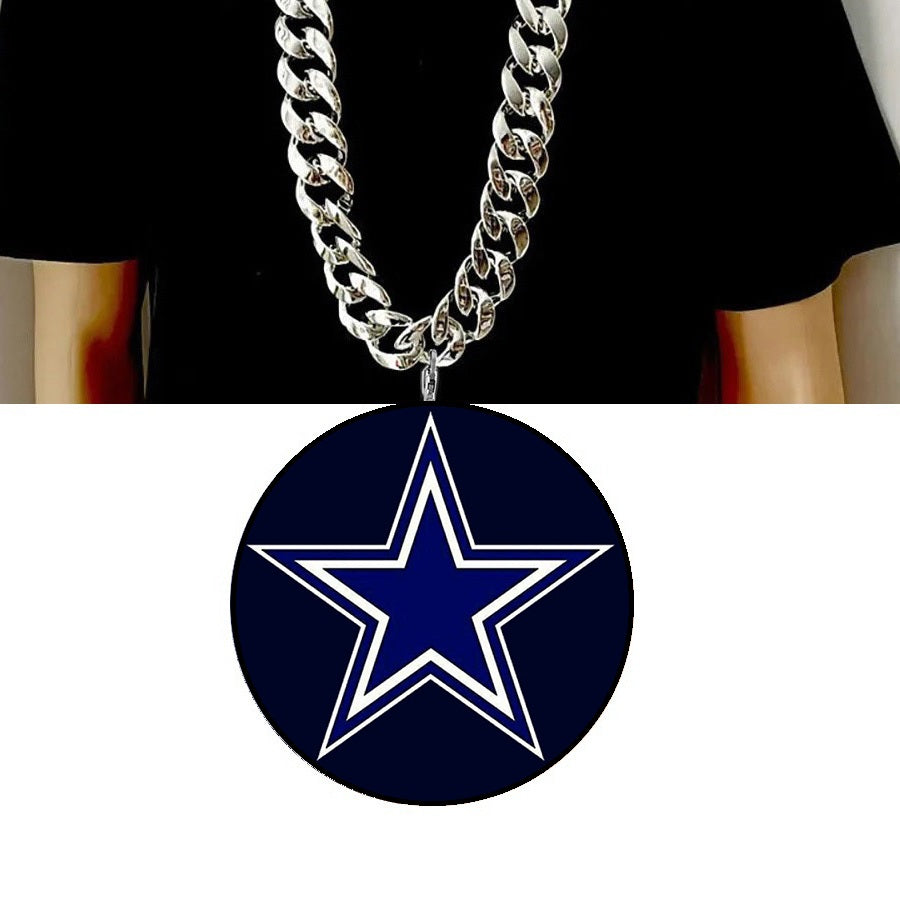 Big Chain Dallas Cowboys Necklace Fanfave